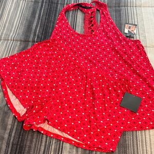Daisy Fuentes Red Sleepwear Set
